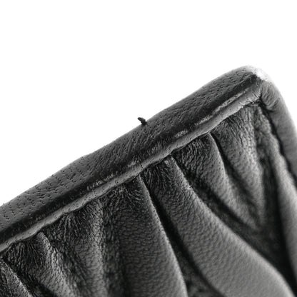 Miu Miu Nappa Matelasse Card Holder Black 9 of 10