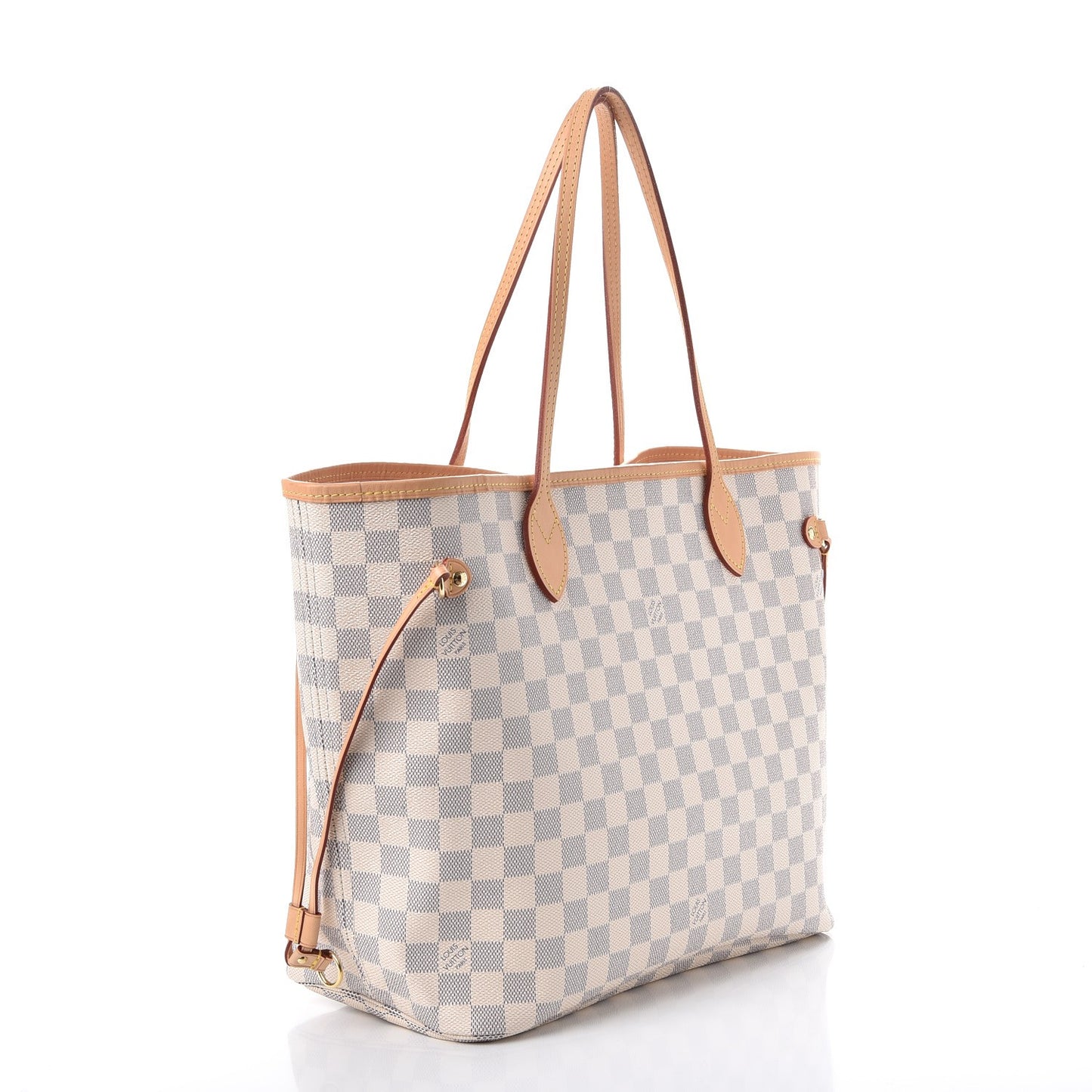 Damier Azur Neo Neverfull MM Rose Ballerine