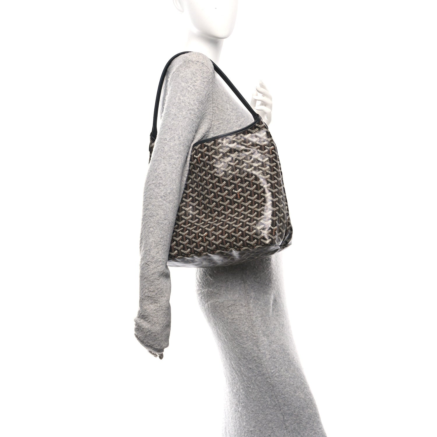 Goyard Goyardine Coeur Boheme Hobo Black 2 of 10