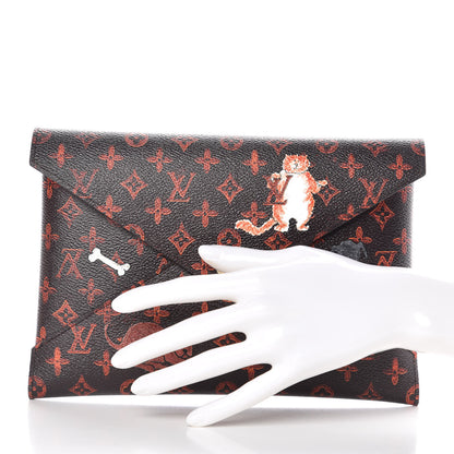 Louis Vuitton Catogram Kirigami Pochette Set Marron White Black 2 of 12
