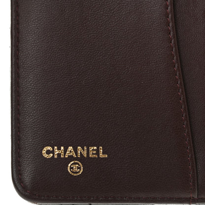 Chanel Lambskin Quilted Small Agenda Cover Black 6 of 15