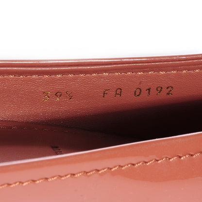 Louis Vuitton Patent Oxford Ballerina Flats Rose Velours 39.5 5 of 7