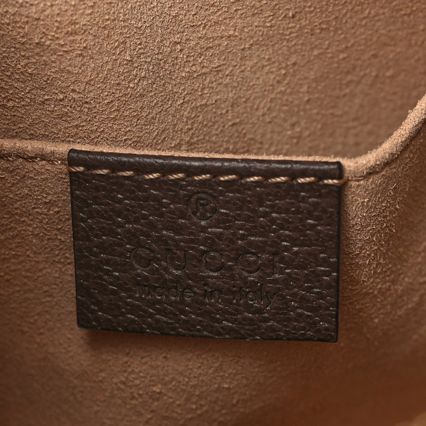 GG Supreme Monogram Web Mini Ophidia Shoulder Bag Brown