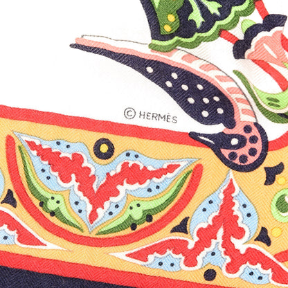 Hermes Silk Cashmere Ciels Byzantins Shawl 140 7 of 8