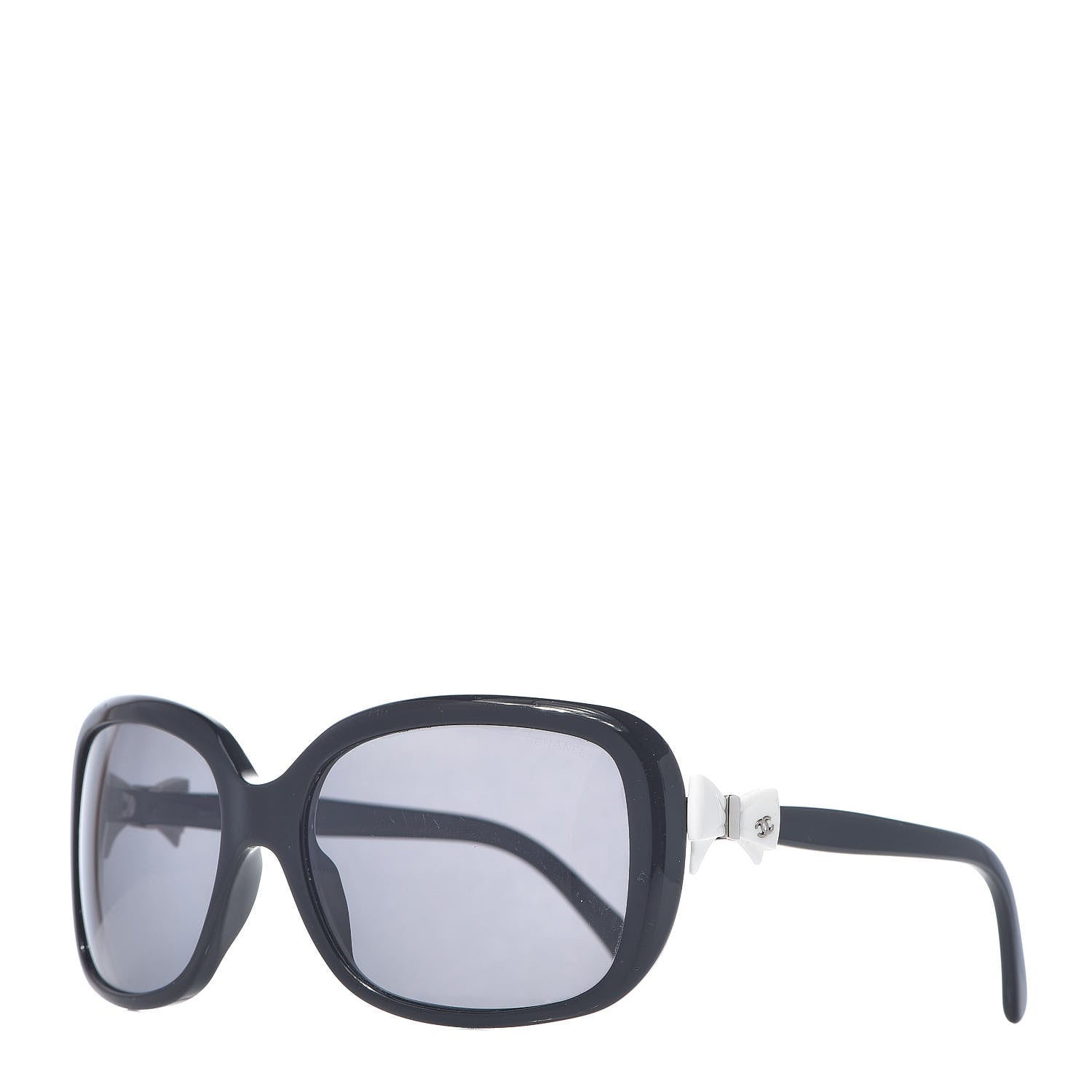 Chanel CC Bow Sunglasses 5171 Black White 1 of 8