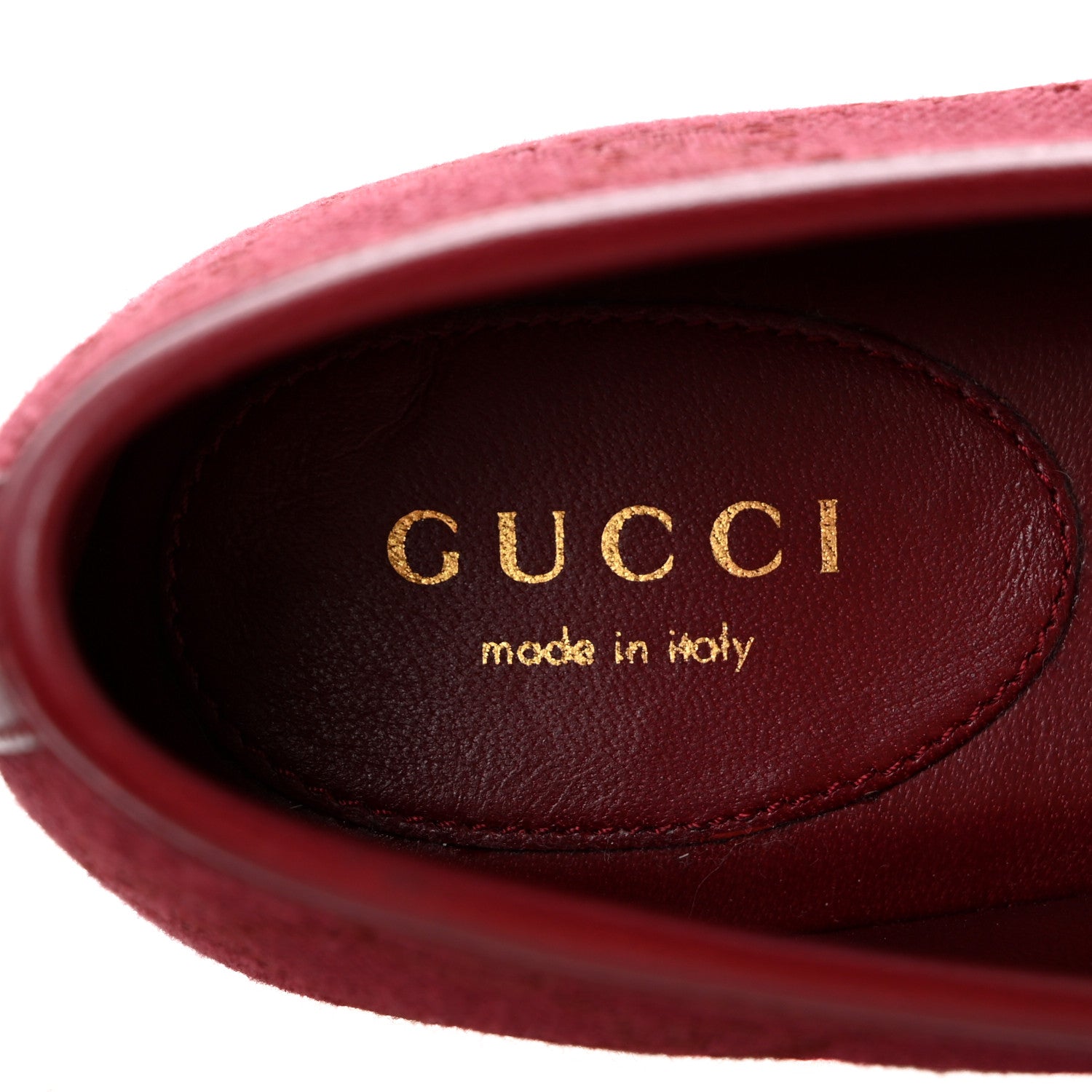 Gucci GG Monogram Horsebit Ballet Flats 36.5 Rosso Ancora 8 of 12