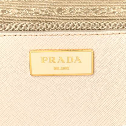 Prada Saffiano Lux Medium Galleria Double Zip Tote Talco 6 of 11