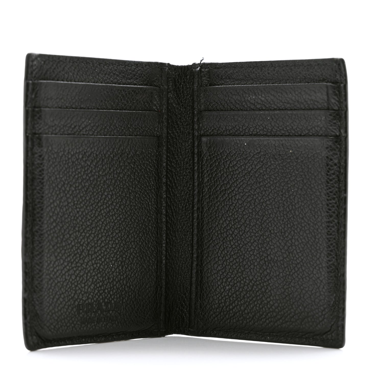 Vitello Micro Grain Card Holder Black