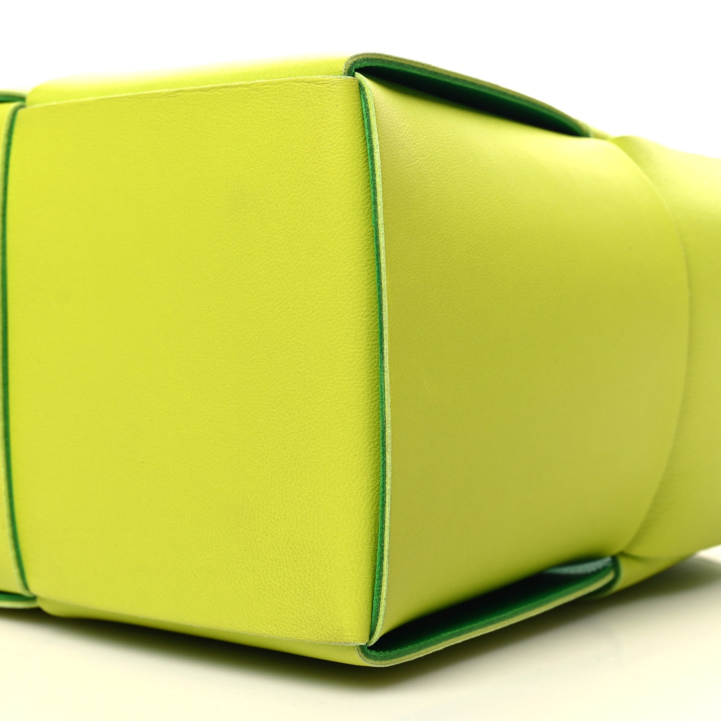 Nappa Maxi Intrecciato Small Arco Tote Acid