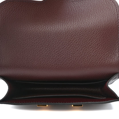 Hermes Evercolor Constance Slim Wallet Rouge Sellier 4 of 4