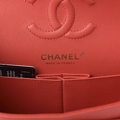 Chanel Caviar Quilted Small Double Flap Red 9 of 10