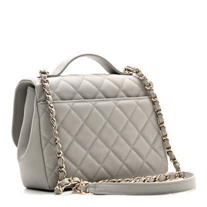 Chanel Caviar Quilted Medium Business Affinity Flap Grey 3 of 10