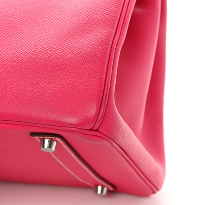 Hermes Epsom Birkin 35 Rose Tyrien 17 of 18