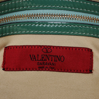 Valentino Garavani Patent Lacca Bow Dome Tote Green 6 of 6