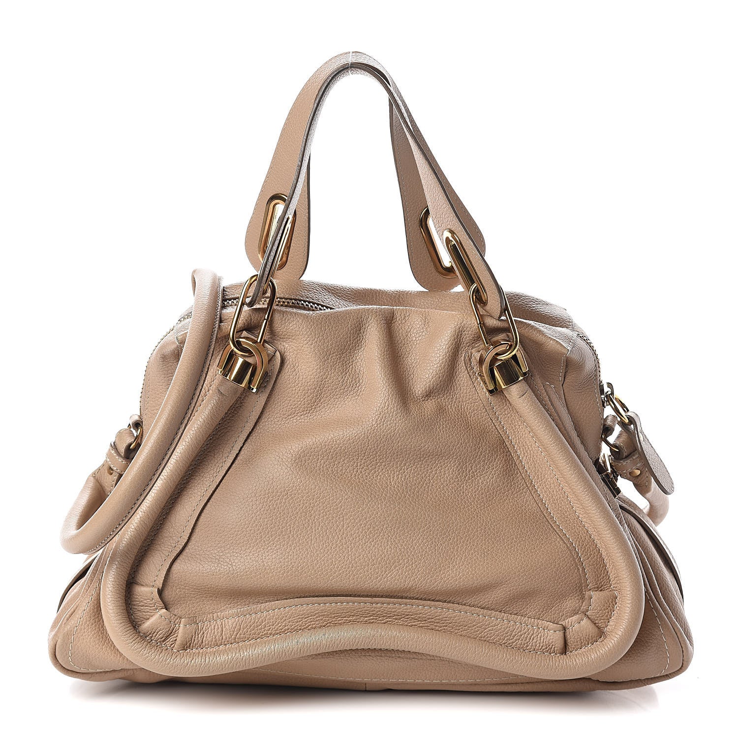 Chloe Calfskin Medium Paraty Biscotti Beige 1 of 9