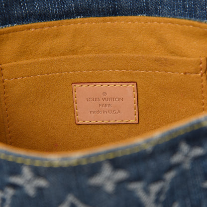 Louis Vuitton Monogram Denim Mini Pleaty Blue 7 of 11