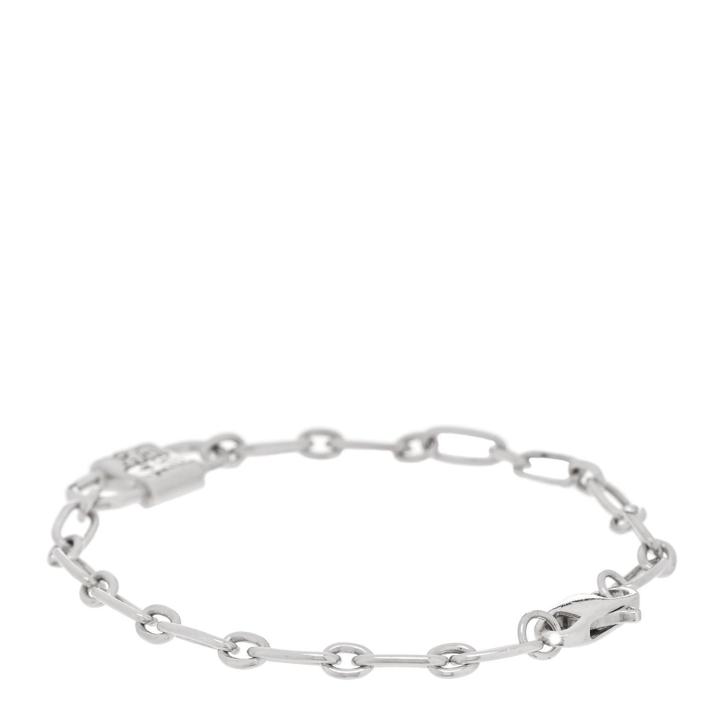Sterling Silver 1837 Lock Bracelet