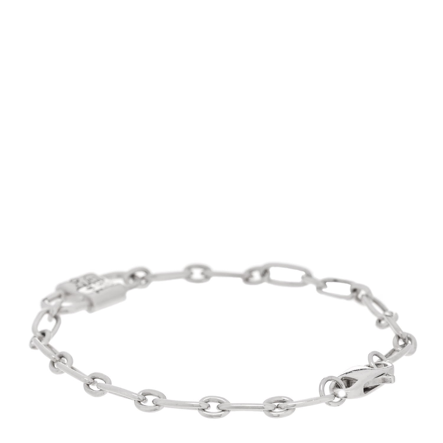 Tiffany Sterling Silver 1837 Lock Bracelet 2 of 4