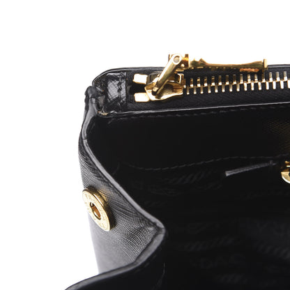Prada Saffiano Large Galleria Double Zip Tote Black 12 of 15