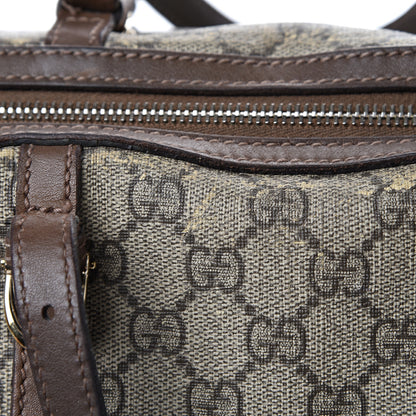 Gucci GG Supreme Monogram Margaux Calfskin Medium Nice Boston Beige Ebony Acero 23 of 25