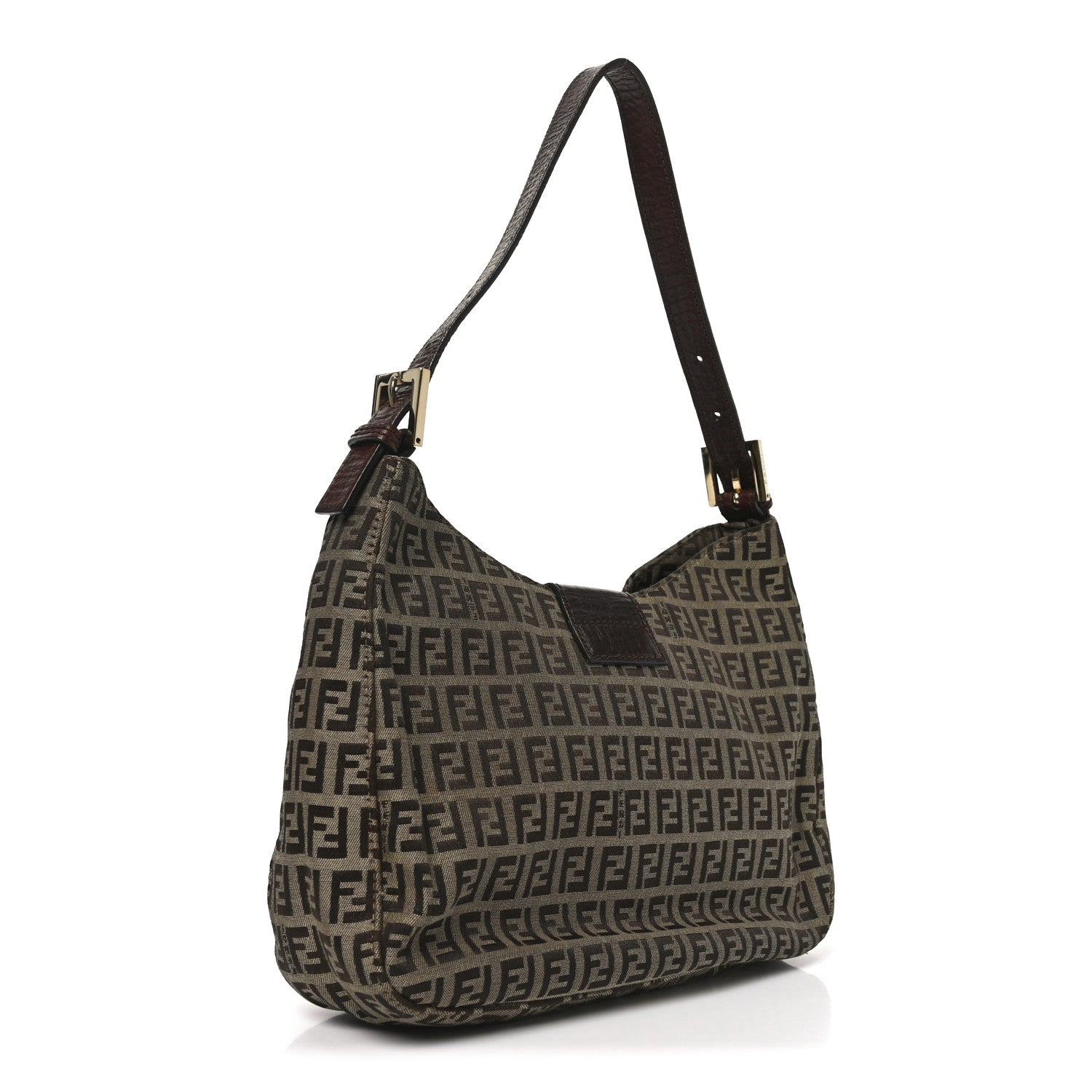Fendi Zucchino Vitello Hobo Tobacco 3 of 10