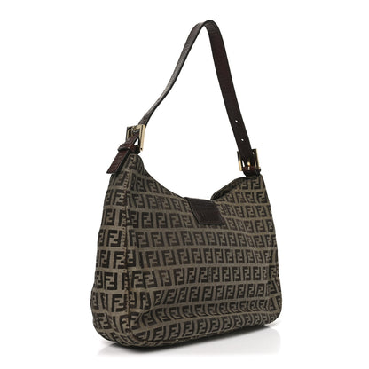 Fendi Zucchino Vitello Hobo Tobacco 3 of 10