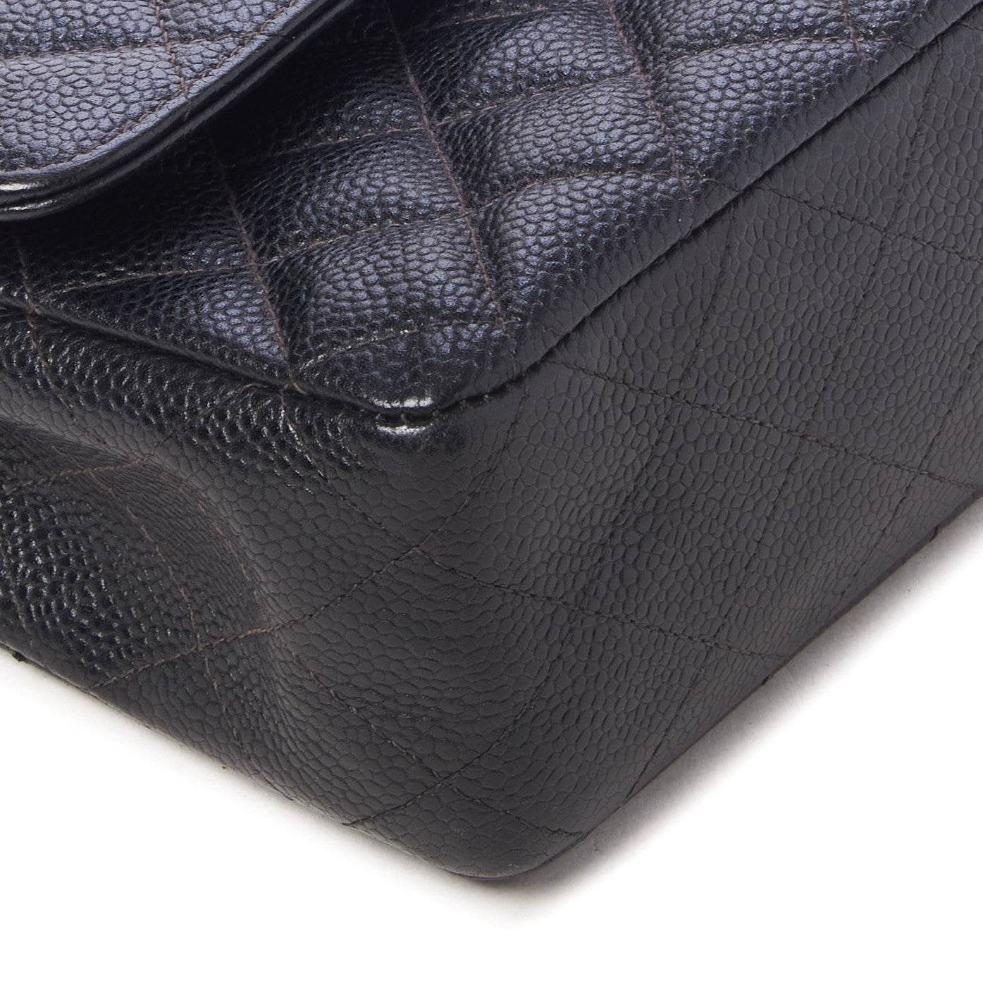Chanel Caviar Quilted Medium Double Flap Black 5 of 9