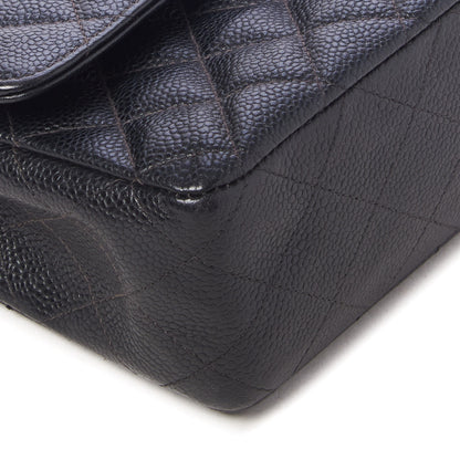 Chanel Caviar Quilted Medium Double Flap Black 5 of 9