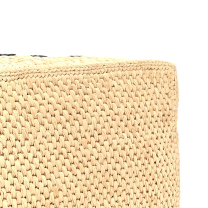 Loewe Raffia Large Paula's Ibiza Logo Tote Natural Tan 3 of 8