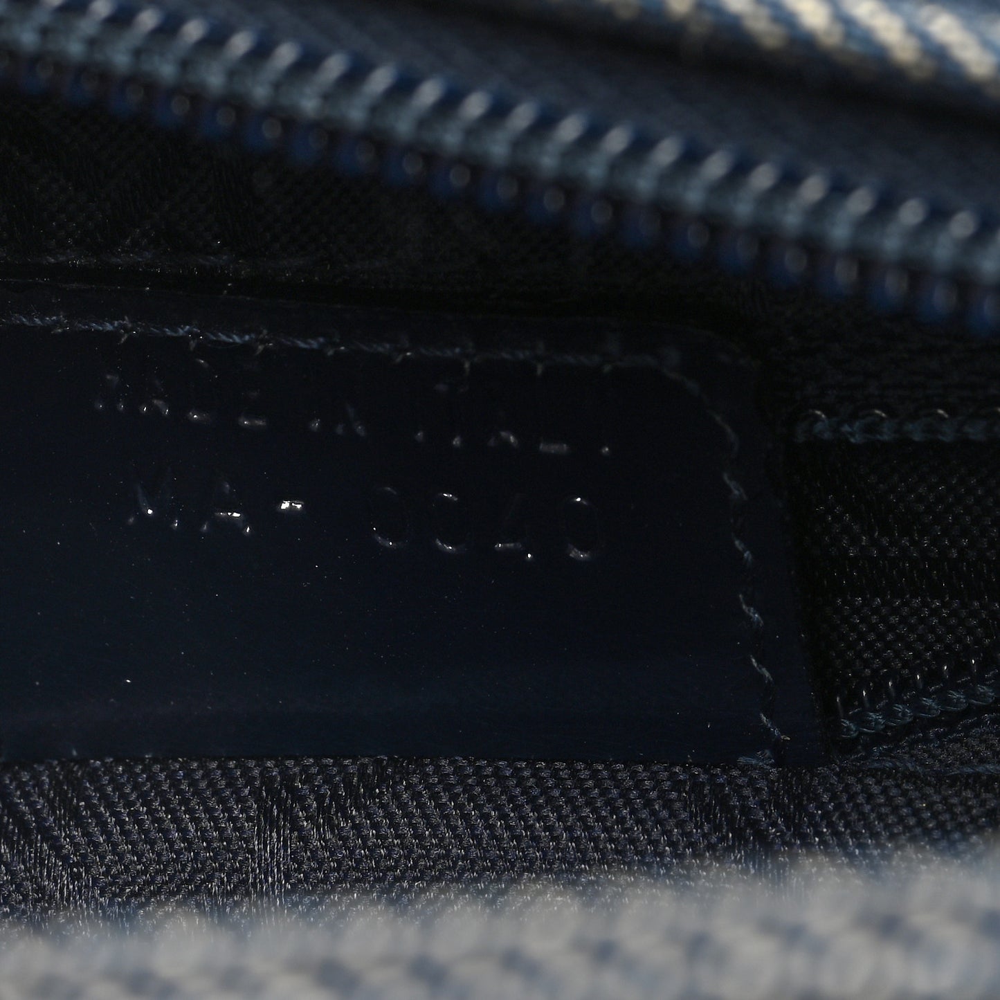 Denim Cannage Medium Lady Dior Blue