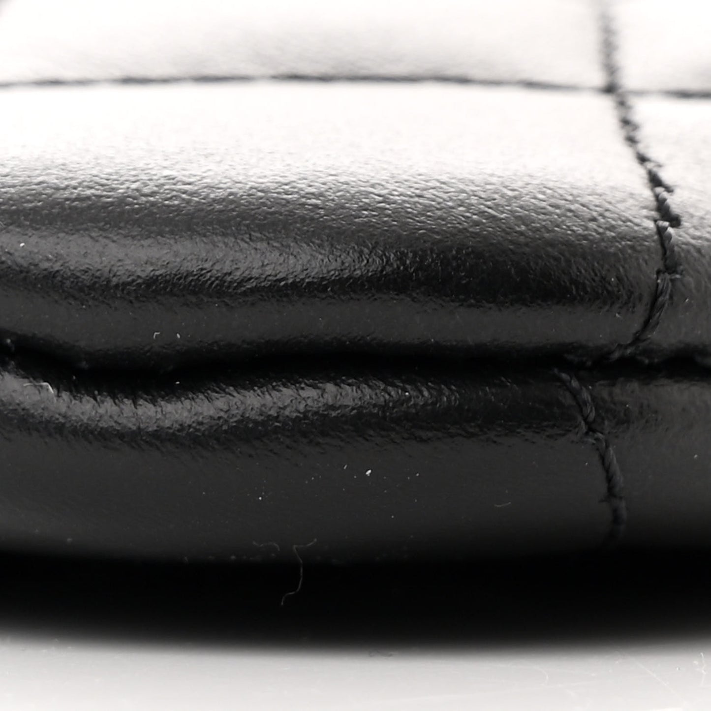 Lambskin Quilted Crossbody Bag Black