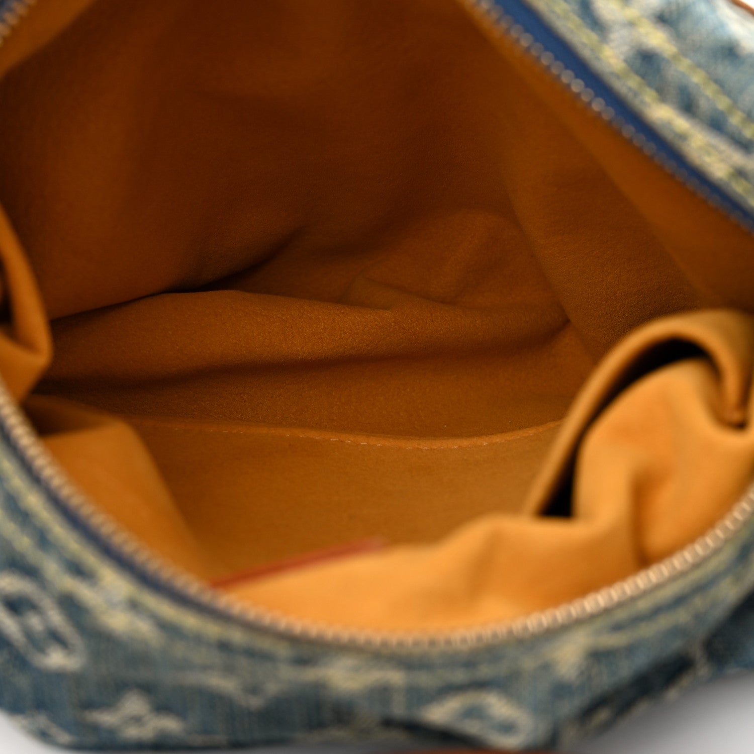 Louis Vuitton Monogram Denim Baggy PM Blue 5 of 11