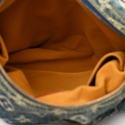 Louis Vuitton Monogram Denim Baggy PM Blue 5 of 11