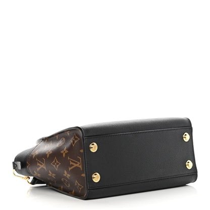 Louis Vuitton Calfskin Monogram On My Side PM Black 3 of 8