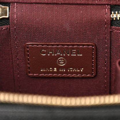 Chanel Caviar Quilted Mini Vanity Case With Chain Black 8 of 11