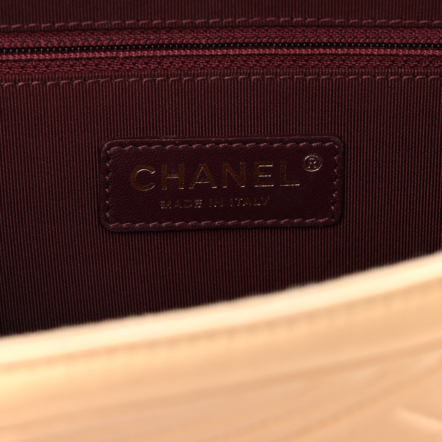Chanel Metallic Lambskin Quilted Small Coco Boy Camera Case Gold 6 of 15