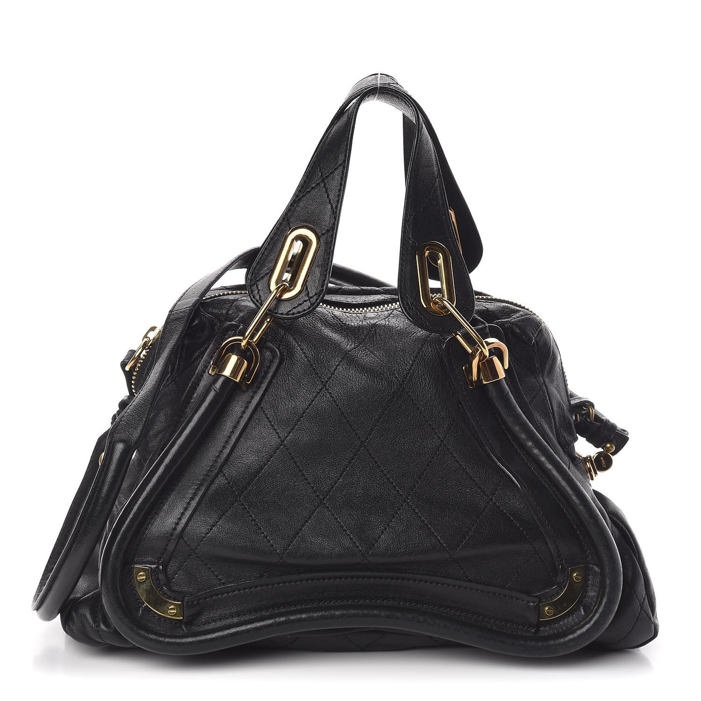 Sheepskin Quilted Small Paraty Black