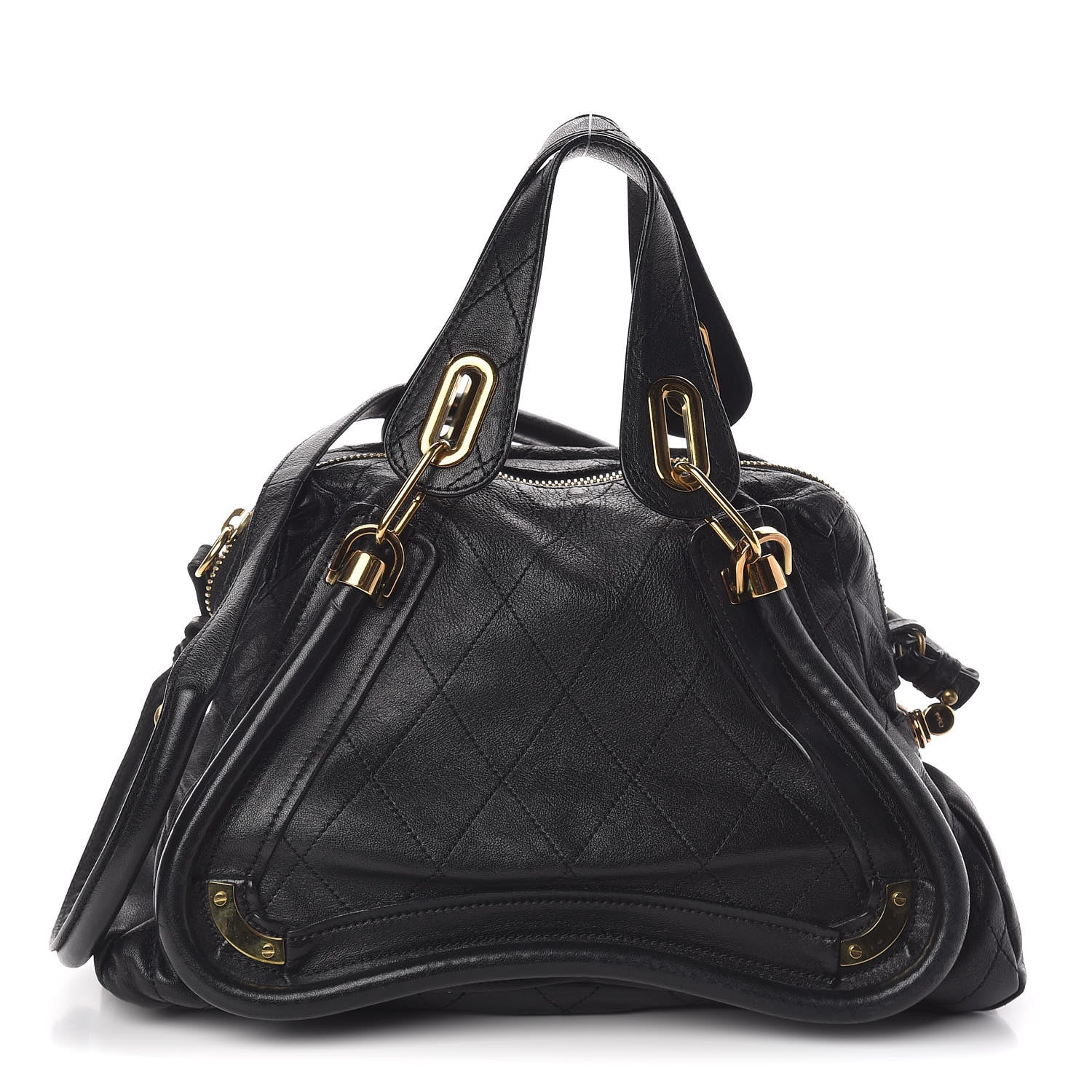 Chloe Sheepskin Quilted Small Paraty Black 1 of 9