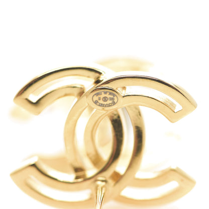 Chanel Metal Obazine CC Earrings Gold 3 of 3