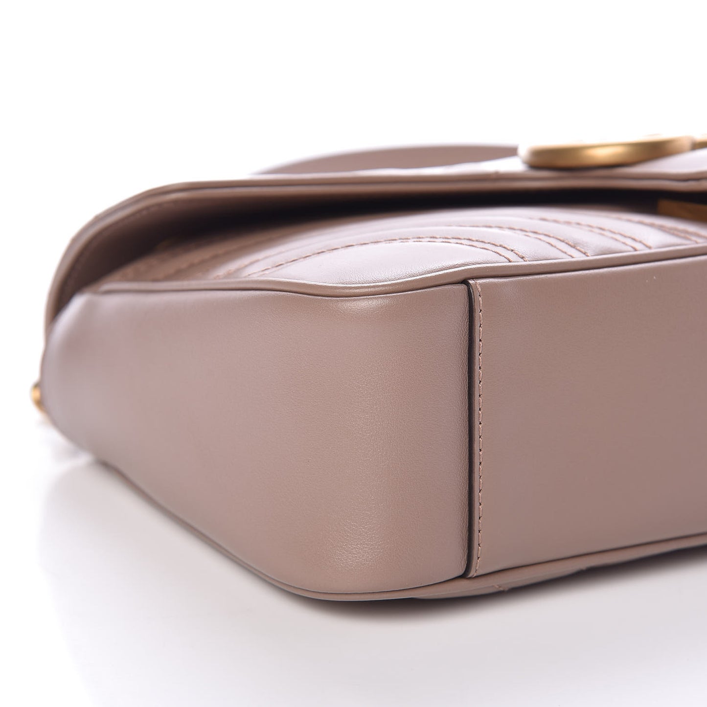 Calfskin Matelasse Small GG Marmont Shoulder Bag Porcelain Rose