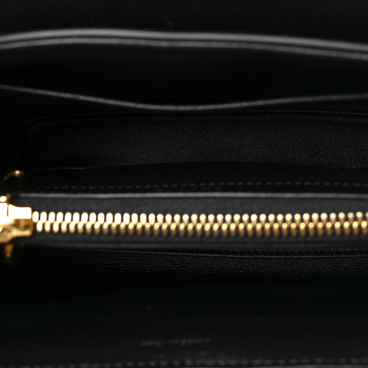 Satinated Calfskin Mini 16 Top Handle Bag Black