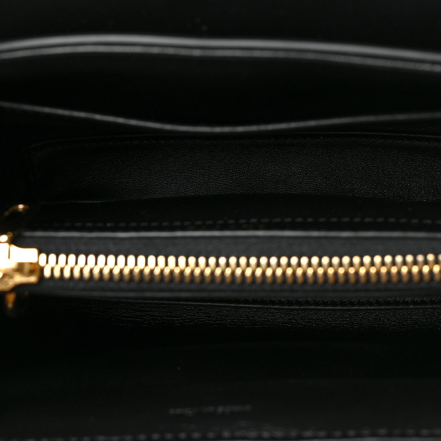 Celine Satinated Calfskin Mini 16 Top Handle Bag Black 5 of 9
