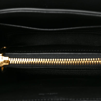 Celine Satinated Calfskin Mini 16 Top Handle Bag Black 5 of 9