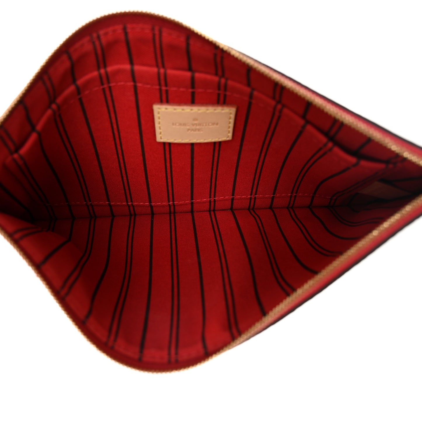 Monogram Neverfull MM GM Pochette Cherry