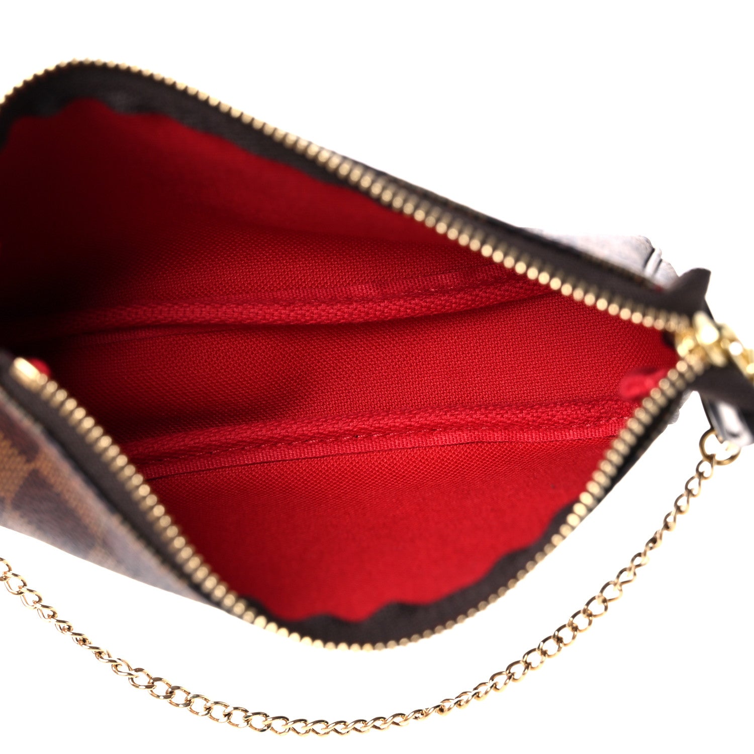Louis Vuitton Damier Ebene Mini Pochette Accessories 5 of 10
