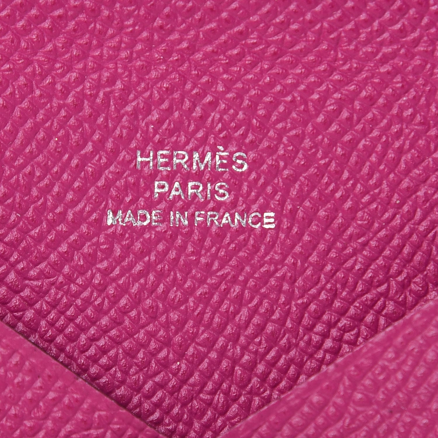 Hermes Epsom Calvi Card Case Rose Pourpre 6 of 8