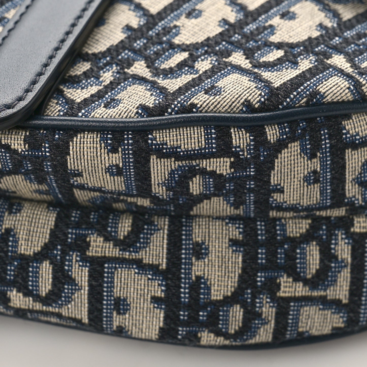 Oblique Saddle Bag Blue