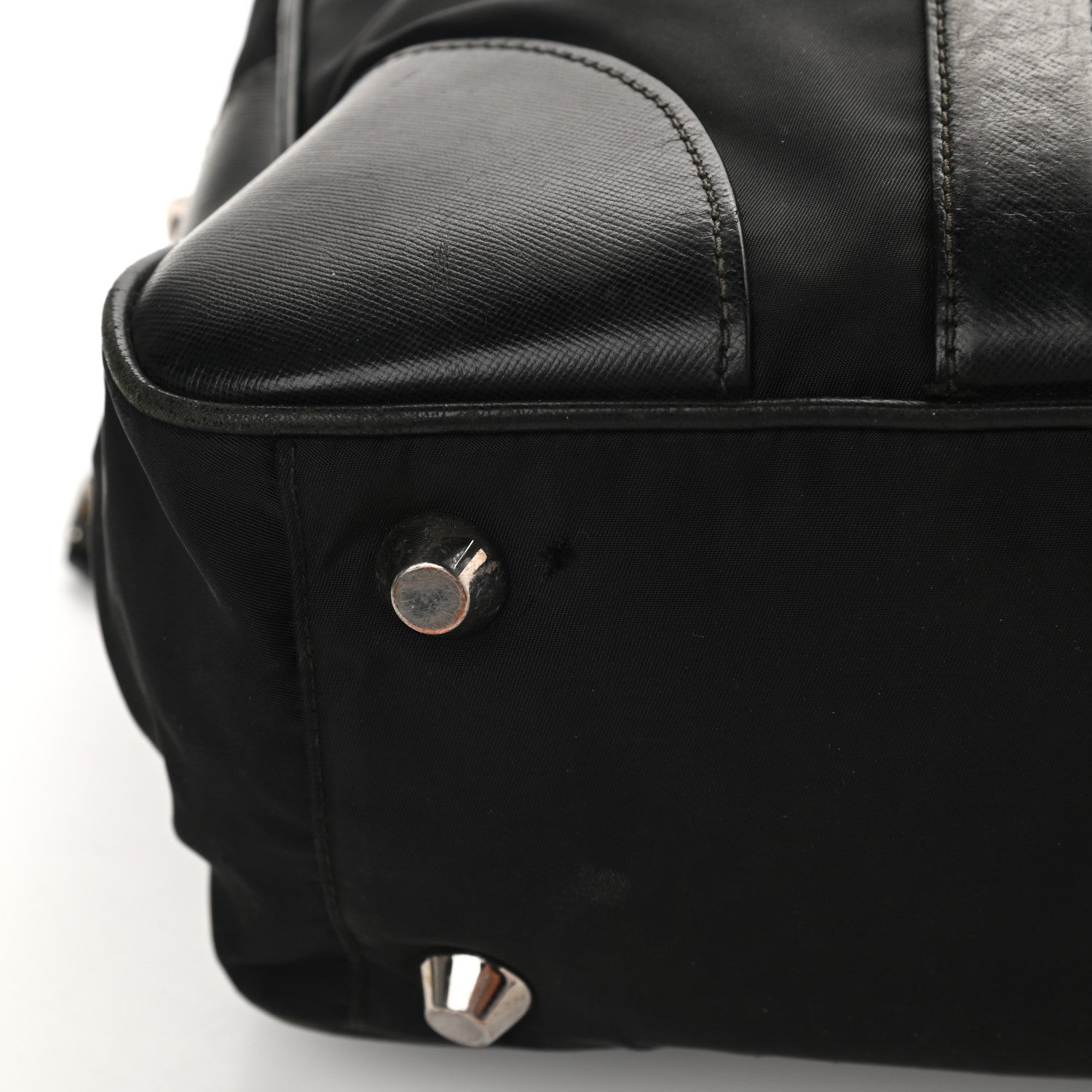 Prada Tessuto Nylon Saffiano Briefcase Nero Black 11 of 20