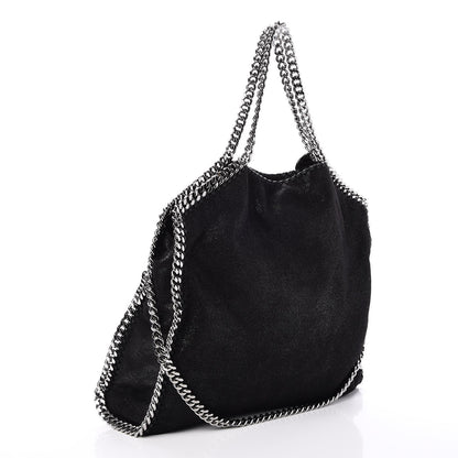 Stella McCartney Shaggy Deer Falabella Fold Over Tote Black 3 of 8
