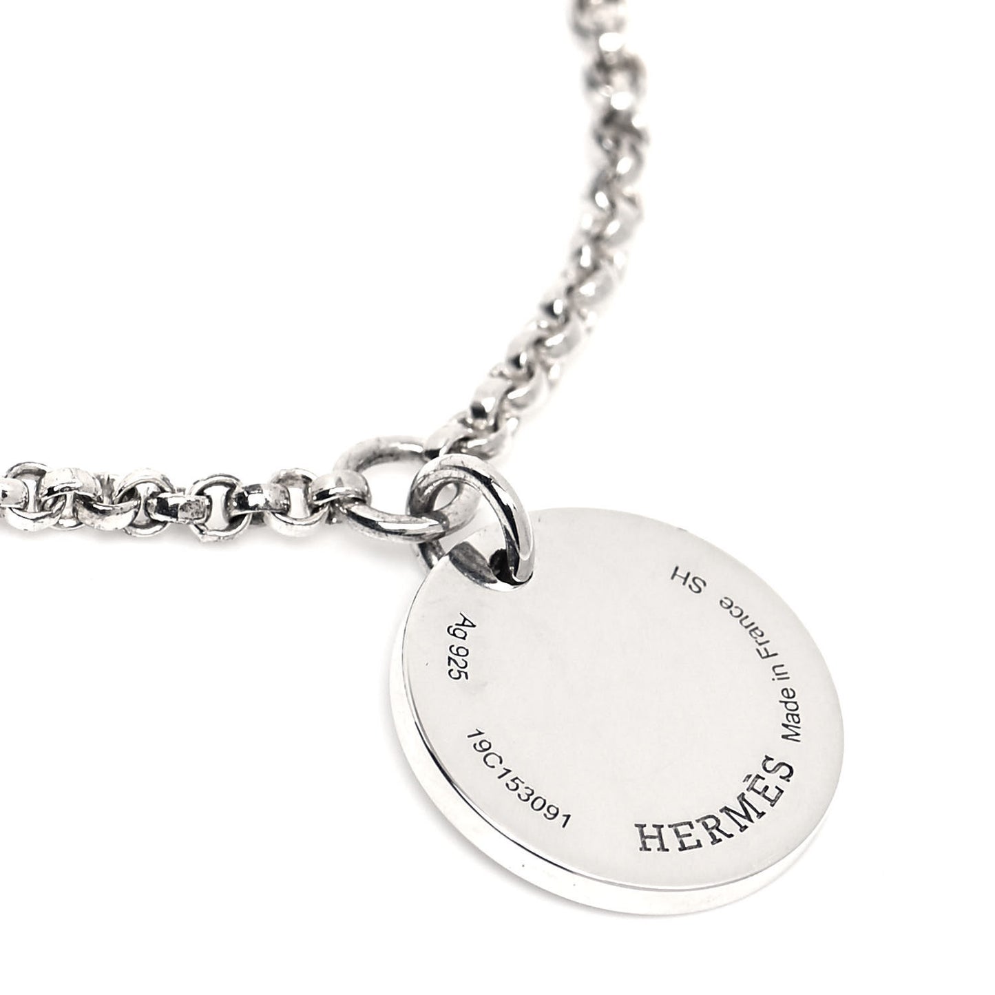 Sterling Silver 18K Rose Gold PM Ex-Libris Bracelet SH